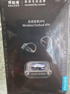 Wireless Earbud XP6 in Black - ERAZER Invested by Lenovo